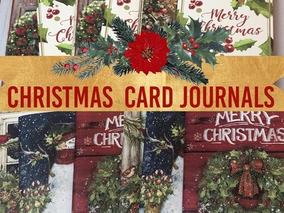 Craft Fair Idea #19:  Christmas Card Journals ❤️????