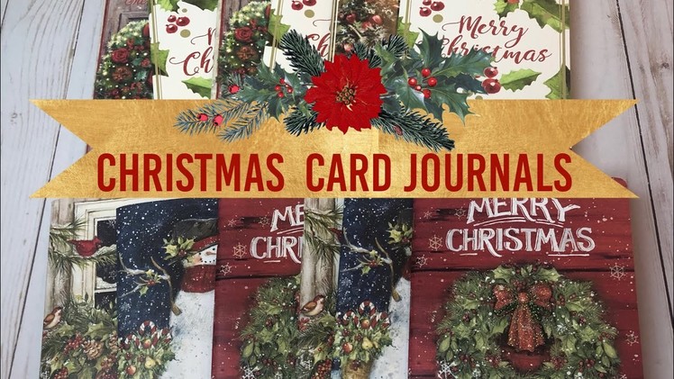Craft Fair Idea #19:  Christmas Card Journals ❤️????