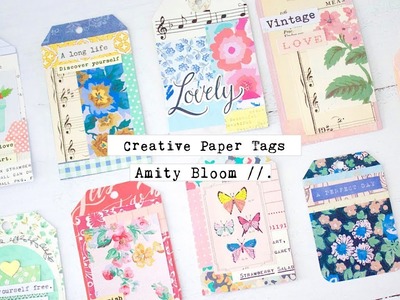 Creative Paper Tags from Scraps