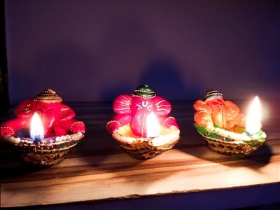 Diwali Decoration with Ganpati Diya