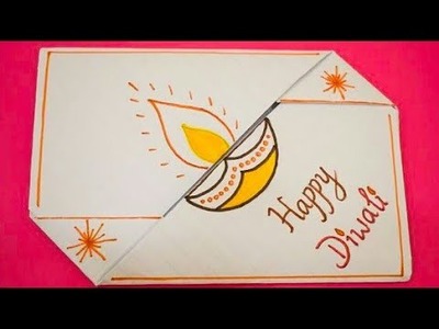 DIY Diwali Card Making Idea | DIY Diwali Greeting Cards | Easy Diwali Card Making #Diwalicards