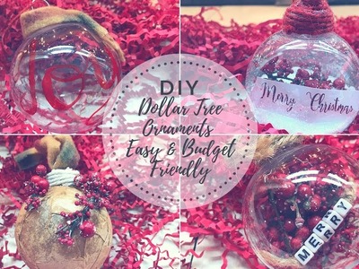 DIY DOLLAR TREE CHRISTMAS ORNAMENTS|COLLAB WITH CREATIVE ON THE CHEAP|EASY & BUDGET FRIENDLY