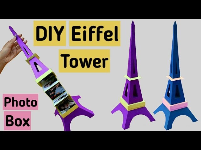 DIY Eiffel Tower Box | Step by Step Full Tutorial |