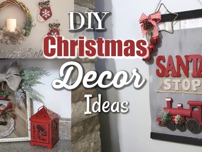 DIY Farmhouse Christmas Decor | DIY Christmas Decor 2018 | Krafts by Katelyn