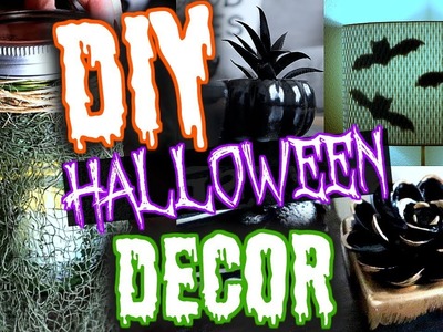 DIY Halloween Room Decor | 3 Cheap & Easy Room Decor Ideas for Halloween!!