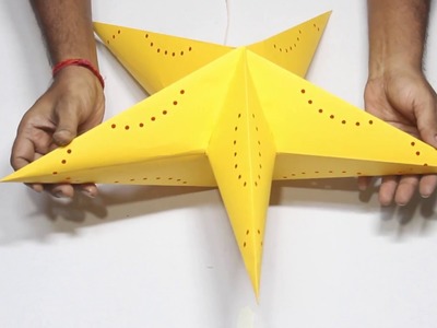 DIY How to make Star Lantern Kandil For Diwali & Christmas Decoration