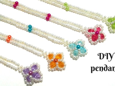 Diy pendants. jewelry making -free beading pattern for beaded pendants(necklace)