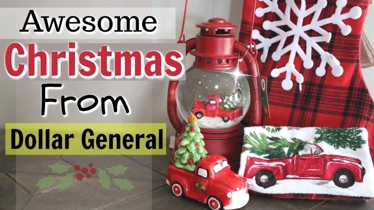 Dollar General Christmas Decor Haul 2018 | NEW Christmas Items | Shop With Me Dollar Store
