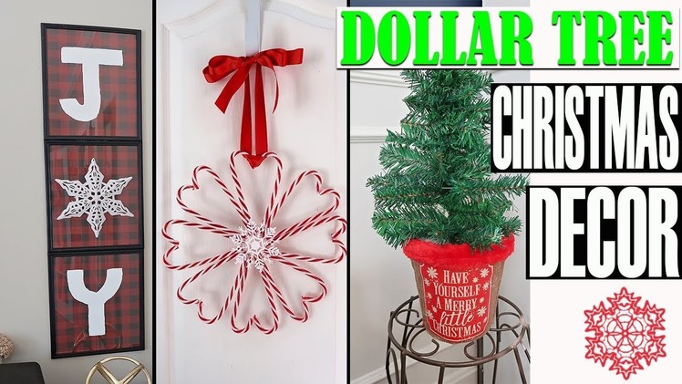 DOLLAR TREE CHRISTMAS DECOR - DIY PROJECT 2018