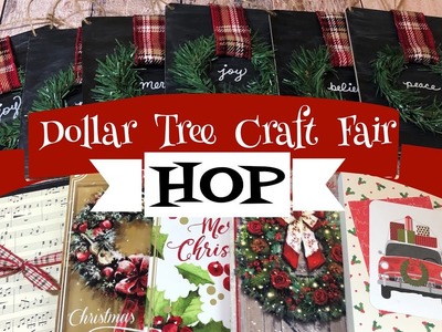 Dollar Tree Craft Fair Ideas HOP | 3 Craft Fair Ideas!