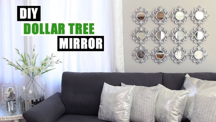 DOLLAR TREE DIY MIRROR | Easy Glam Home Decor