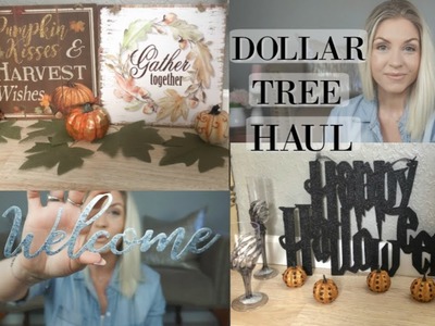 DOLLAR TREE HAUL| NEW FALL & HALLOWEEN FINDS| Megan Navarro #dollartreehaul