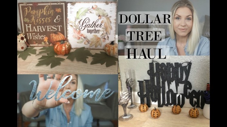 DOLLAR TREE HAUL| NEW FALL & HALLOWEEN FINDS| Megan Navarro #dollartreehaul