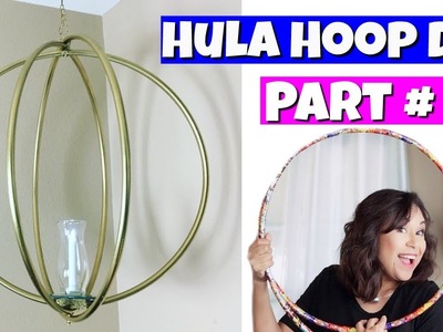 Dollar Tree Hula Hoop Part 4 | Modern Chic Lighted Sphere | Home Decor