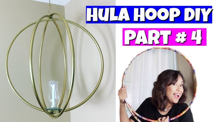 Dollar Tree Hula Hoop Part 4 | Modern Chic Lighted Sphere | Home Decor