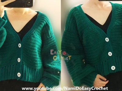 Easy Crochet: Crochet Cardigan (jacket) #01