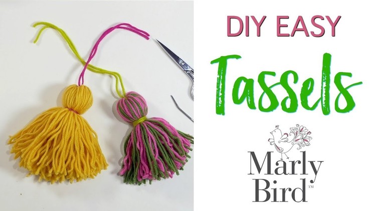 Easy DIY Tassels for Knitting Crochet and Crafts