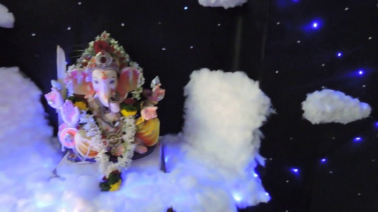 Ganpati decoration at home 2017