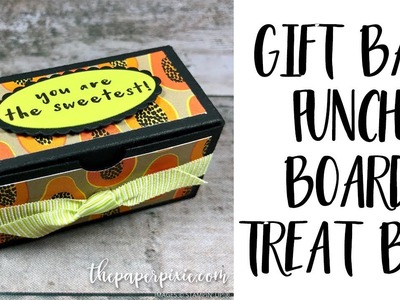 Gift Bag Punch Board Treat Box