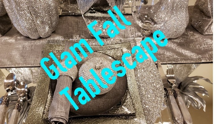 Glam Luxurious Fall Tablescape  (Fall Series part 3)