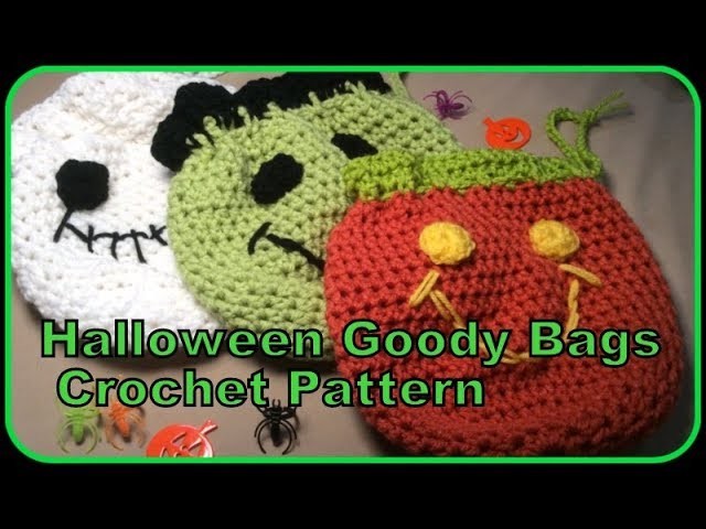 Halloween Goody Bags Crochet Pattern