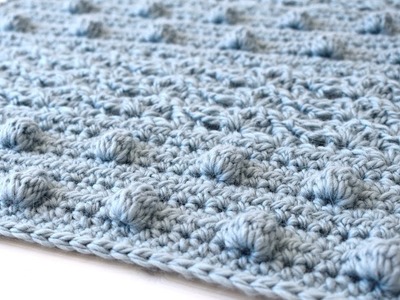 How to crochet a bobble and shell stitch blanket - The Padstow Blanket