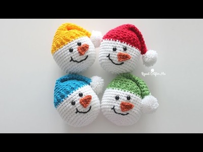 How to Crochet a Snowman Head