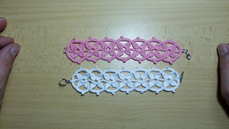 How to crochet Beautiful and Simple Bracelet.