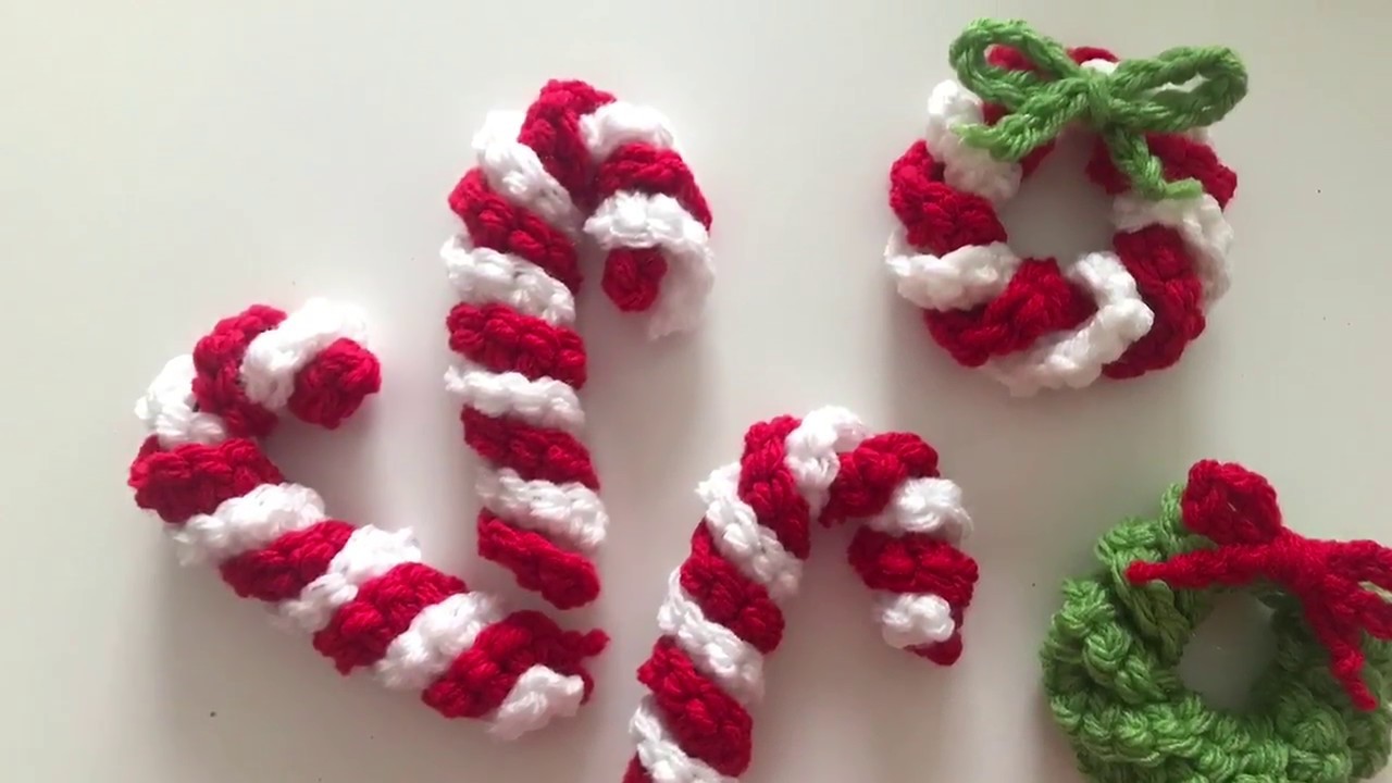 Quick and Easy Crochet Candy Canes Pattern! 
