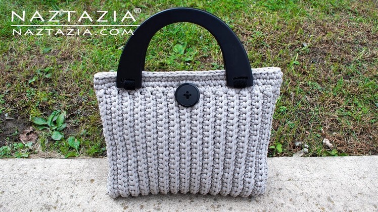 How to Crochet the Lorrie Bag - Easy Elegant Purse Tote Handbag by Naztazia