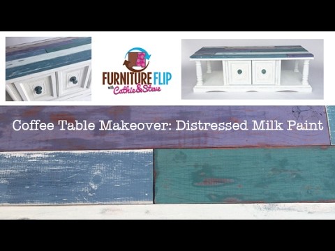 How to Faux Shiplap: Chalk & Milk Paint Furniture Makeover!