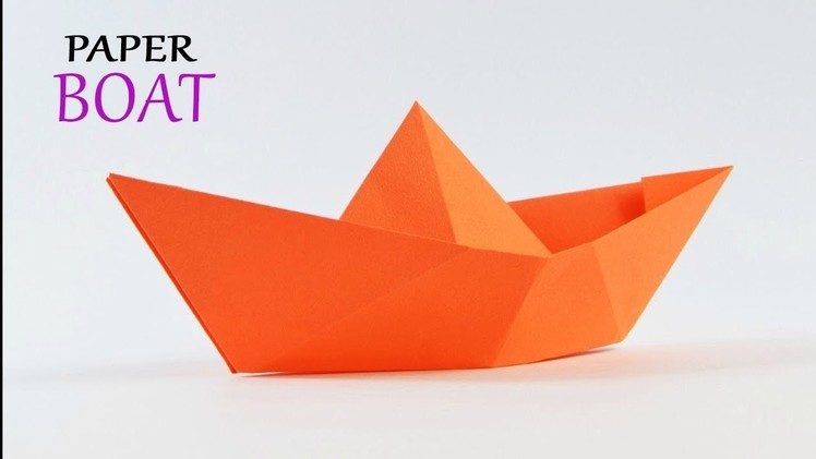 How To Make A Paper Boat - Origami Paper Boat | Easy Paper Crafts | Paper girl