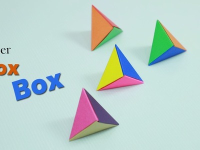 How To Make An Origami Paper Box || Paper Crafts | Paper Girl