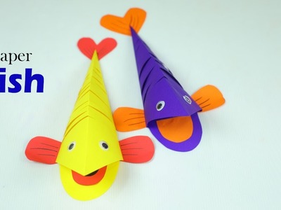 How To Make An Origami Paper Fish | Paper Crafts | Paper Girl