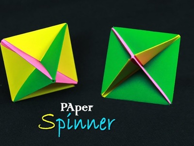 How To Make An Origami paper Spinner || Paper crafts Ideas || Paper Girl