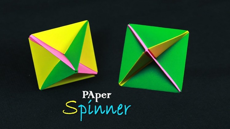How To Make An Origami paper Spinner || Paper crafts Ideas || Paper Girl
