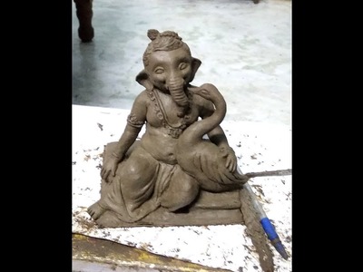 How to make bal ganesha-1|| making ganpati idol || ganesha clay idol |art and creativity