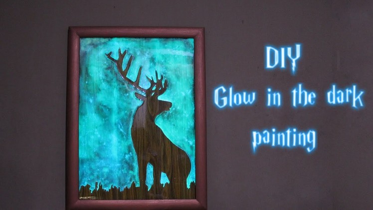 How to Make Glow in the Dark Painting