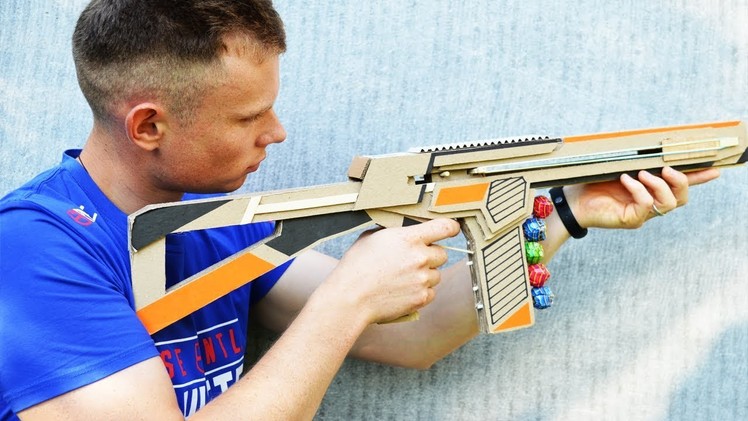 How to Make Powerful Lollipop Gun from Cardboard