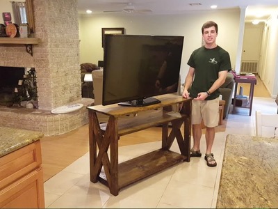 How to: Rustic TV Stand