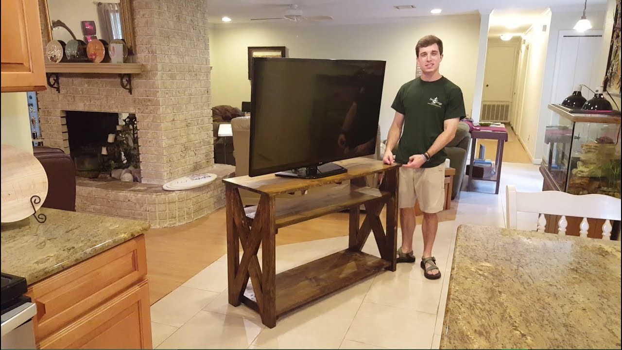 How to: Rustic TV Stand