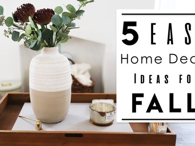 INTERIOR DESIGN | TOP 5 Best Home Decor Ideas to Decorate your Rented Apartment for Fall