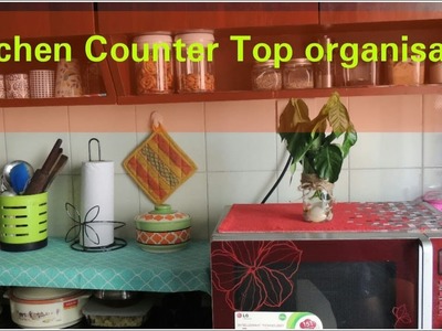 Kitchen Countertop Organization | Indian Kitchen Tour | Indian Kitchen Organization