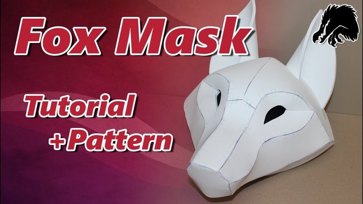 Kitsune Fox Mask Tutorial *with Pattern*