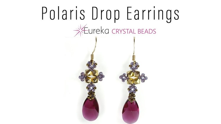 Learn to create Leah’s Polaris Drop Earrings