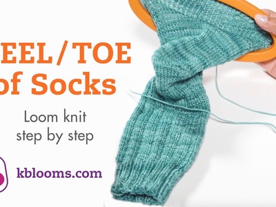 Loom Knit Socks - HEEL &TOE