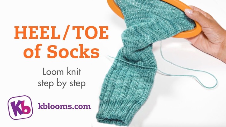 Loom Knit Socks - HEEL &TOE