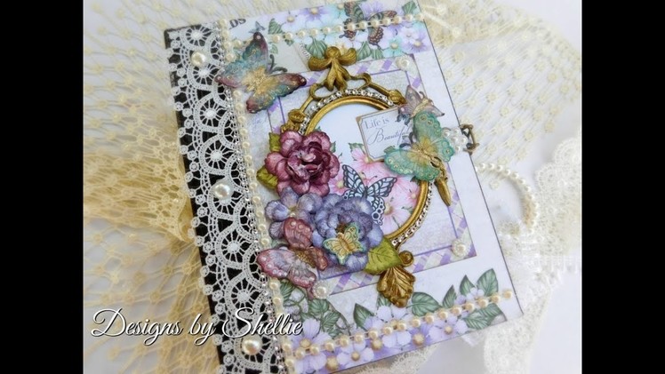 MINI ALBUM BUTTERFLY MEDLEY FOR SALE SHELLIE GEIGLE JS HOBBIES AND CRAFTS