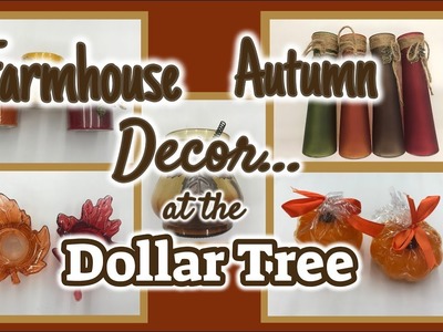 NEW Autumn FARMHOUSE Decor | GREAT NEW Items at the DOLLAR TREE