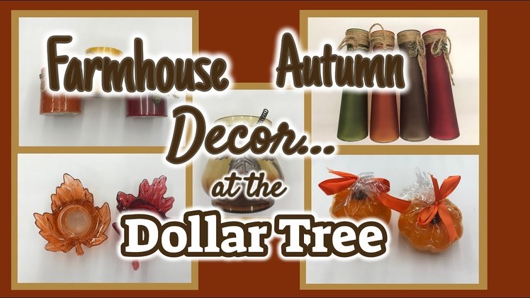 NEW Autumn FARMHOUSE Decor | GREAT NEW Items at the DOLLAR TREE